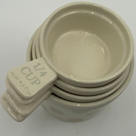 Kitchen Craft Classic Collection Ceramic Nesting Measuring Cup Set England - Picture 2 of 7
